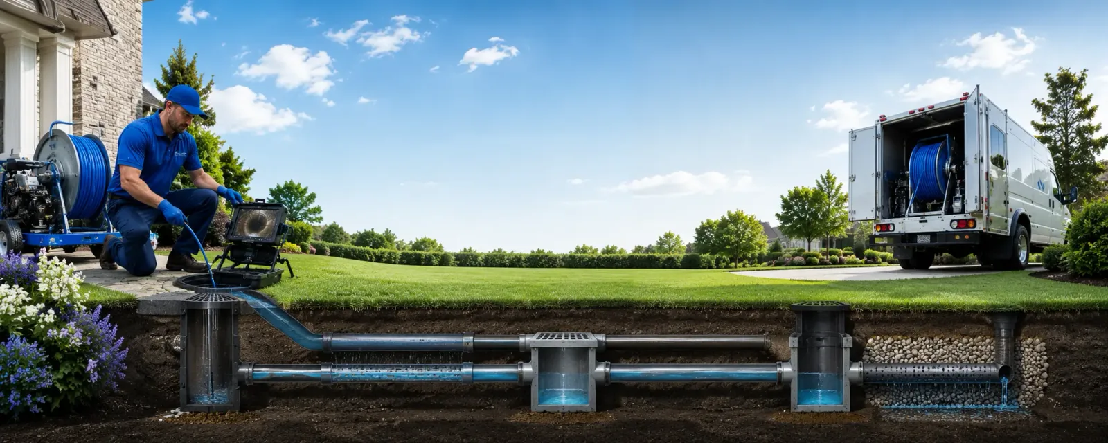 Outdoor drain cleaning information for Ledbetter, KY